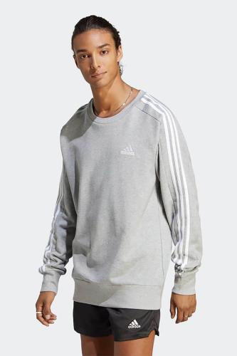 Adidas ανδρική μπλούζα φούτερ με logo print Regular Fit - IC9319 Γκρι
